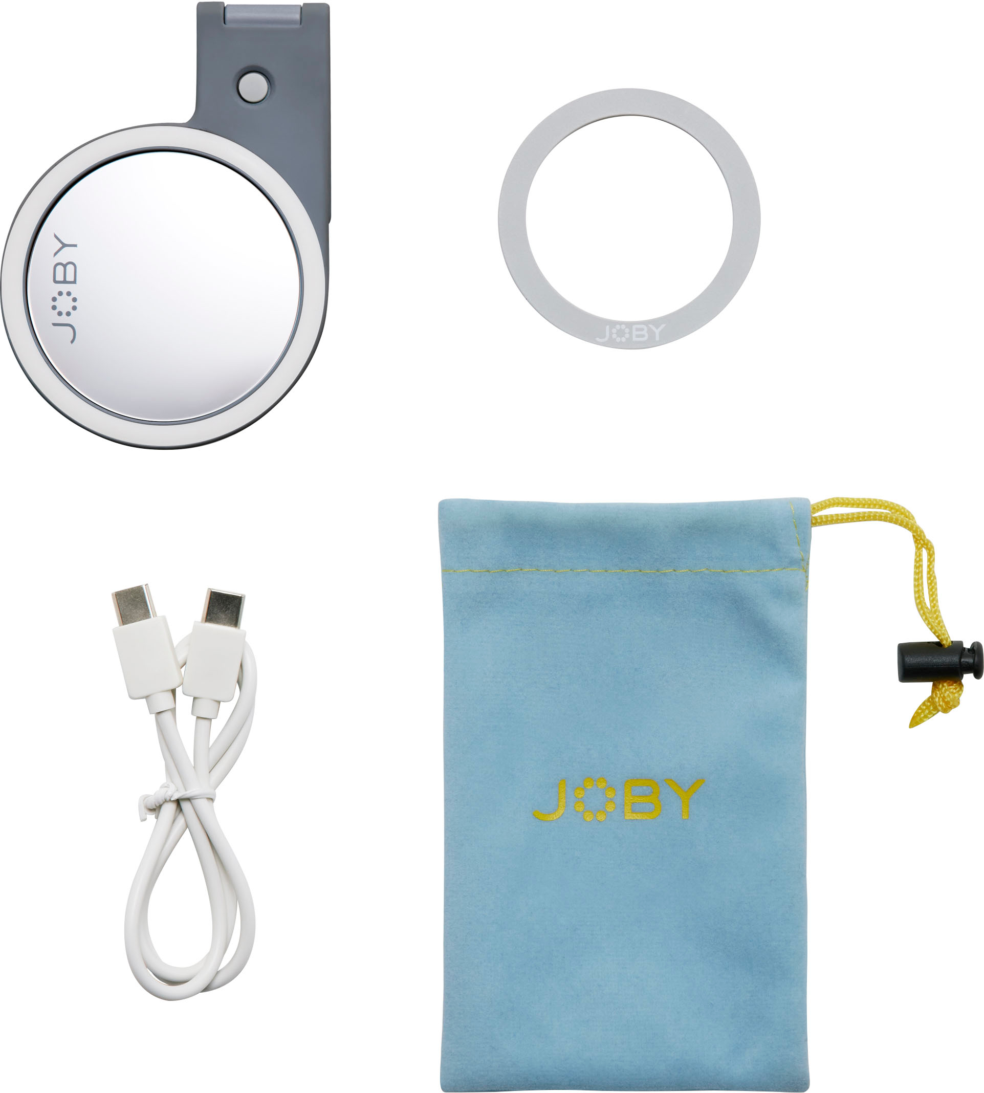 Left View: JOBY - Beamo Ring Light for MagSafe