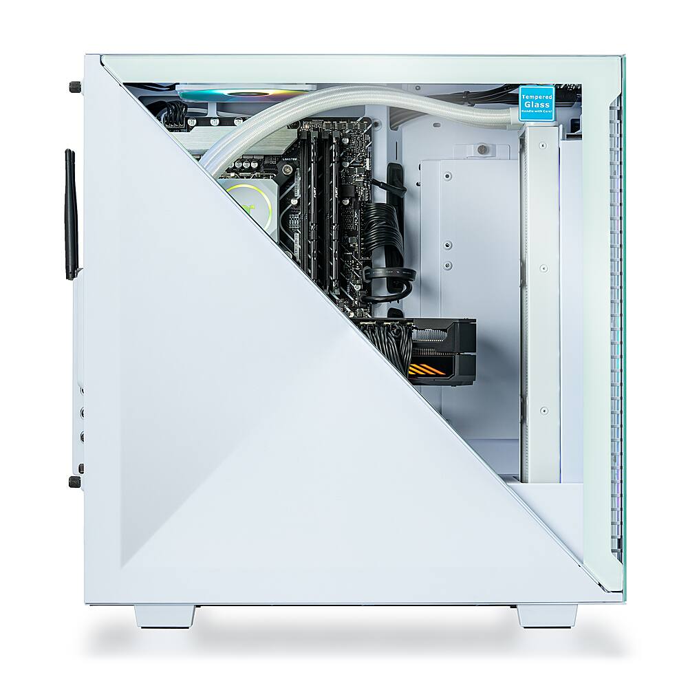 Angle View: Thermaltake - Avalanche i380T Gaming Desktop - Intel Core i9-12900KF - 32GB Memory - NVIDIA GeForce RTX 3080 Ti - 1TB NVMe M.2