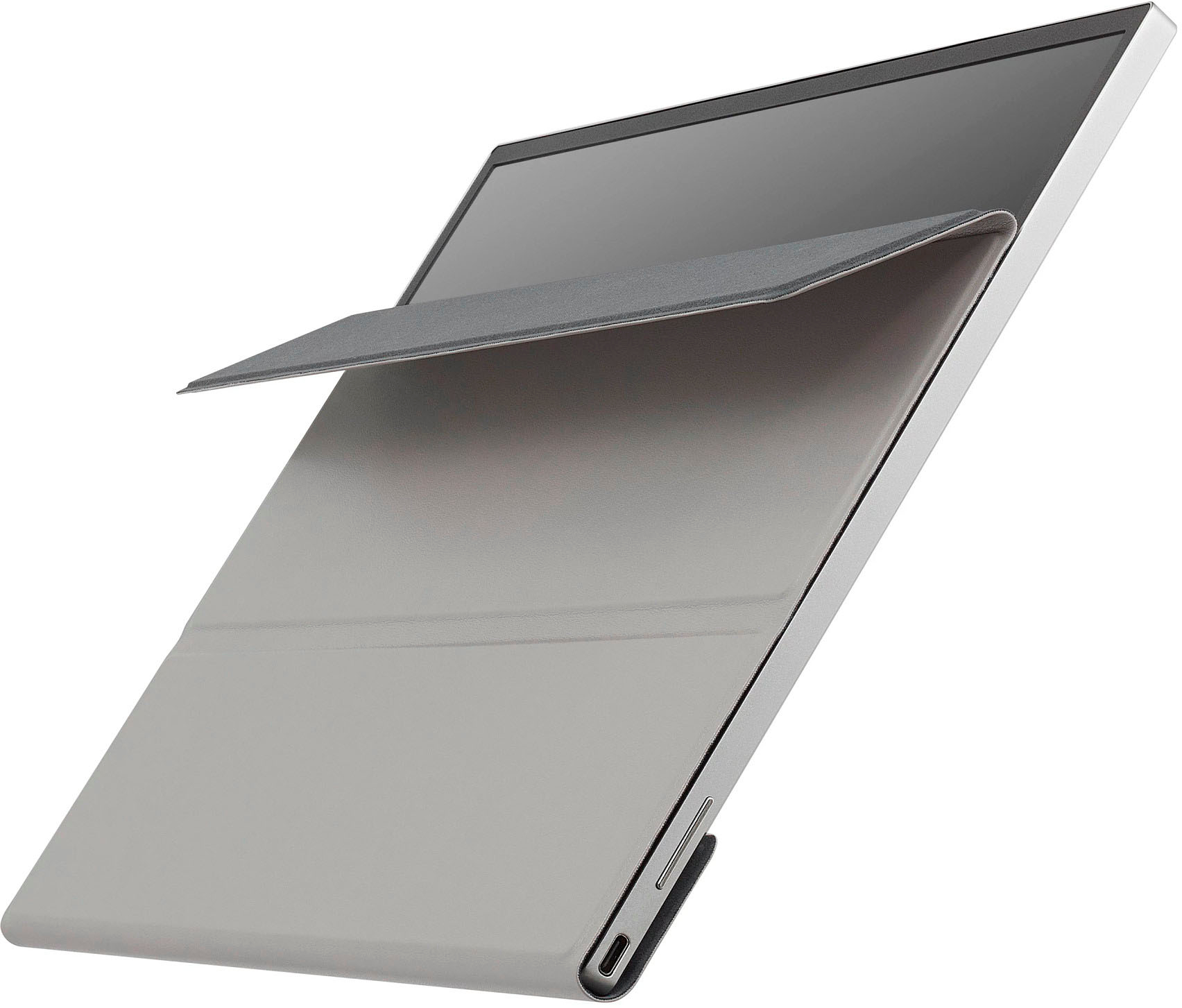 LG gram +view 16” IPS LED 60Hz Portable Monitor (USB Type-C) Silver  16MR70.ASDU1 - Best Buy