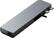 Angle. Satechi - USB-C Pro Hub Max Adapter - Space Gray.
