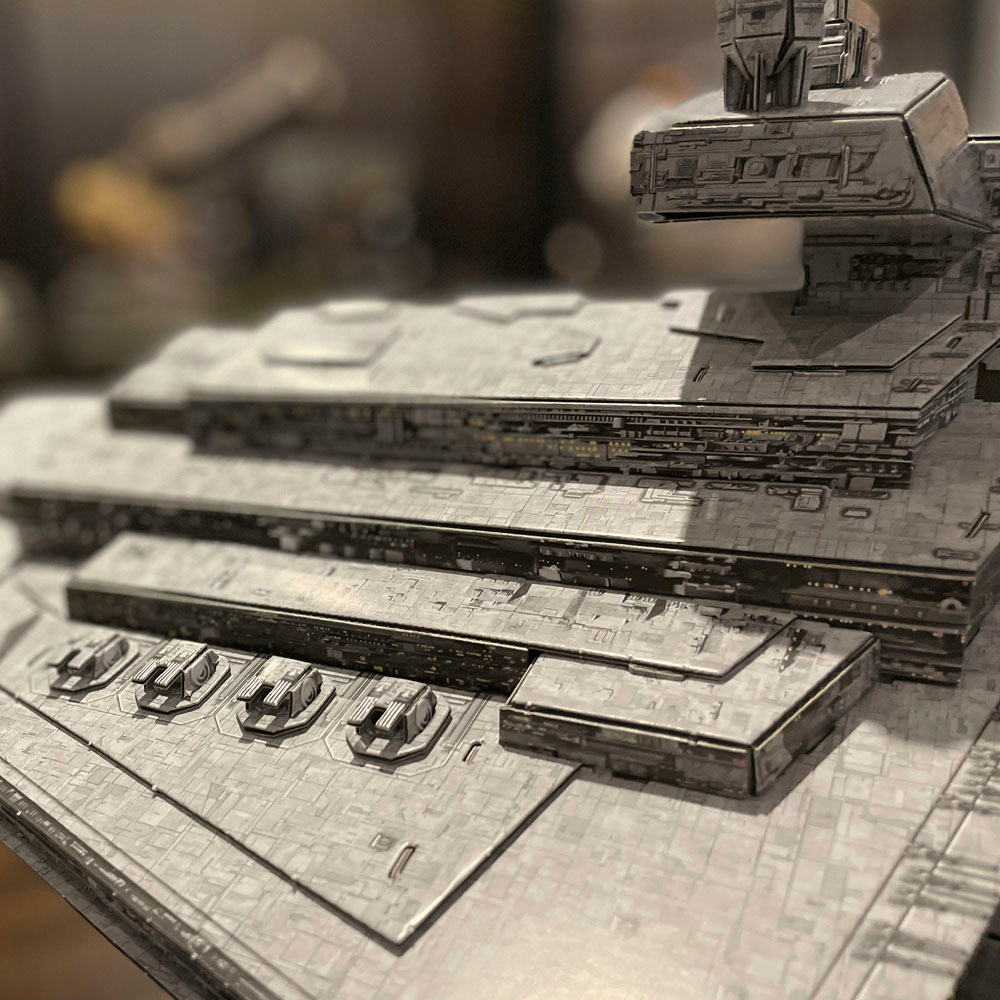 Maquette Star Wars - Imperial Star Destroyer XL | Vaisseau Star Wars 278  Pièces | 4D Puzzle Star Wars | Maquette a Construire | Jeu Construction