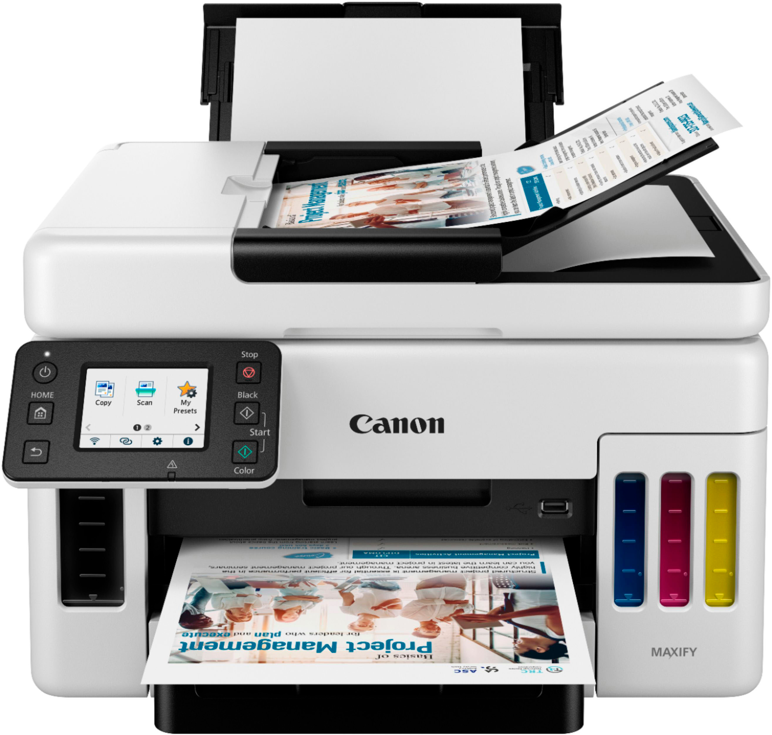 Canon MAXIFY MegaTank GX6021 Wireless All-In-One Inkjet Printer White 4470C037 - Buy