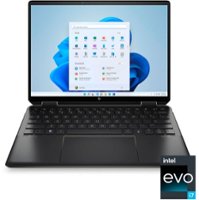 HP - Spectre x360 2-in-1 13.5" 3K2K Touch-Screen Laptop - Intel EVO Platform - Core i7 - 16GB Memory - 1TB SSD - Pen Included - Nightfall Black - Front_Zoom