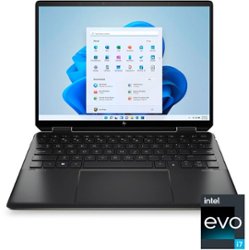 HP - Spectre x360 2-in-1 13.5" 3K2K Touch-Screen Laptop - Intel Evo Core i7 - 16GB Memory - 1TB SSD - Pen Included - Nightfall Black - Front_Zoom