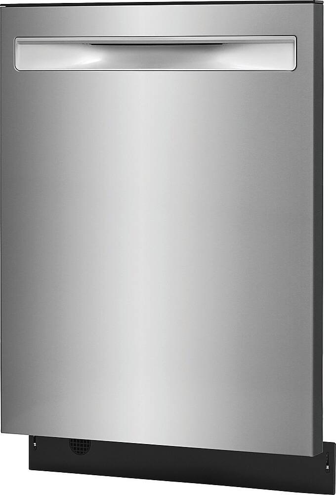 Left. Frigidaire - Gallery 24" Top Control Built-In Dishwasher with Stainless Steel Tub, 49 dba - Stainless Steel.