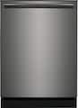 Frigidaire - Gallery 24" Built-In Dishwasher with MaxBoost Dry Technology, 52dba - Black Stainless Steel