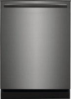 Frigidaire - Gallery 24" Built-In Dishwasher, 52dba - Black Stainless Steel - Front_Zoom