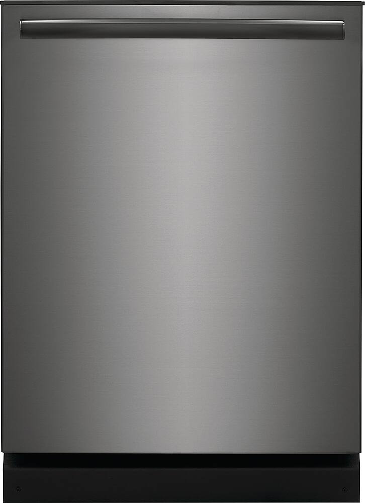 Frigidaire - Gallery 24" Built-In Dishwasher with MaxBoost Dry Technology, 52dba - Black Stainless Steel