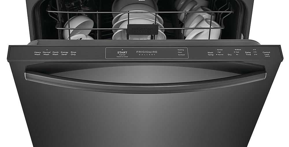Alt View 12. Frigidaire - Gallery 24" Built-In Dishwasher, 52dba - Black Stainless Steel.