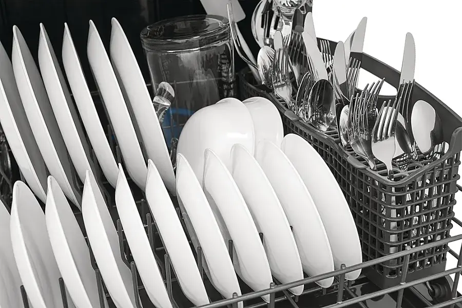 Alt View 15. Frigidaire - Gallery 24" Built-In Dishwasher, 52dba - Black Stainless Steel.