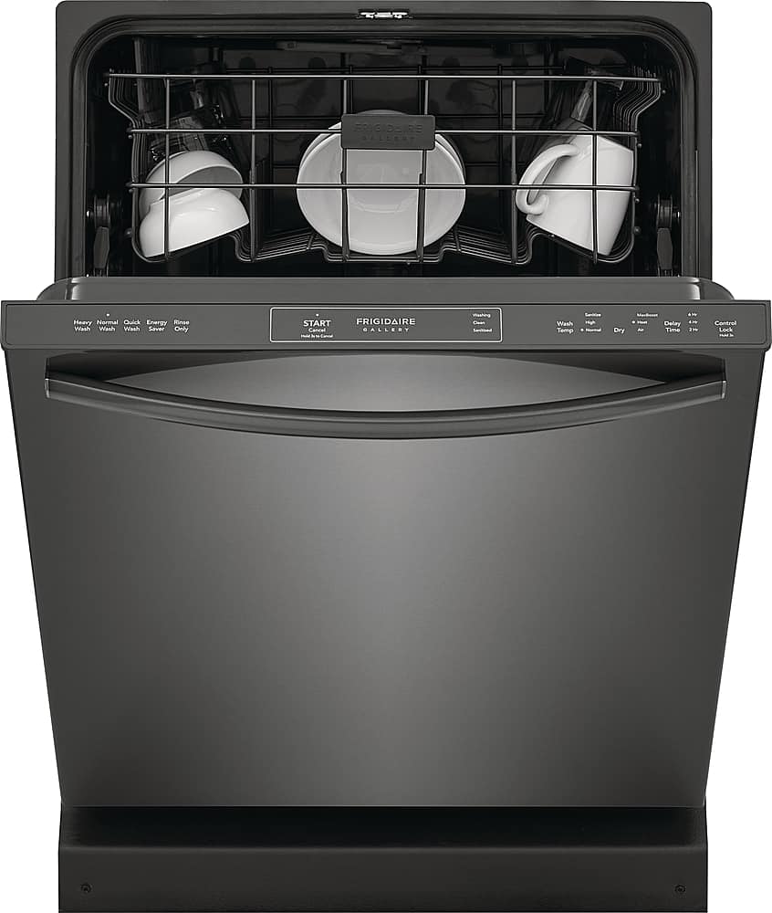 Alt View 1. Frigidaire - Gallery 24" Built-In Dishwasher, 52dba - Black Stainless Steel.