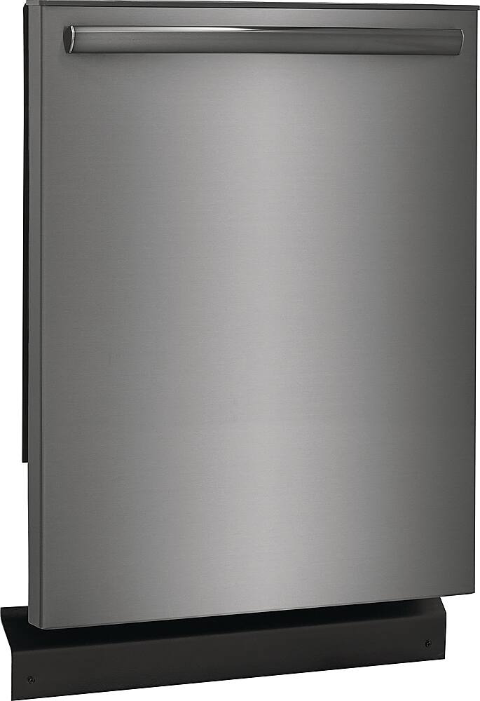Left. Frigidaire - Gallery 24" Built-In Dishwasher, 52dba - Black Stainless Steel.