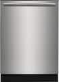 Frigidaire - Gallery 24" Built-In Dishwasher with MaxBoost Dry Technology, 52dba - Stainless Steel