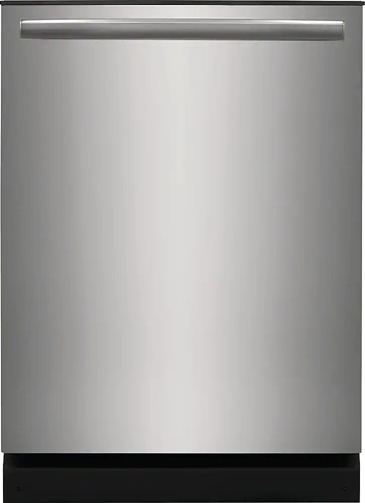 Front. Frigidaire - Gallery 24" Built-In Dishwasher, 52dba - Stainless Steel.