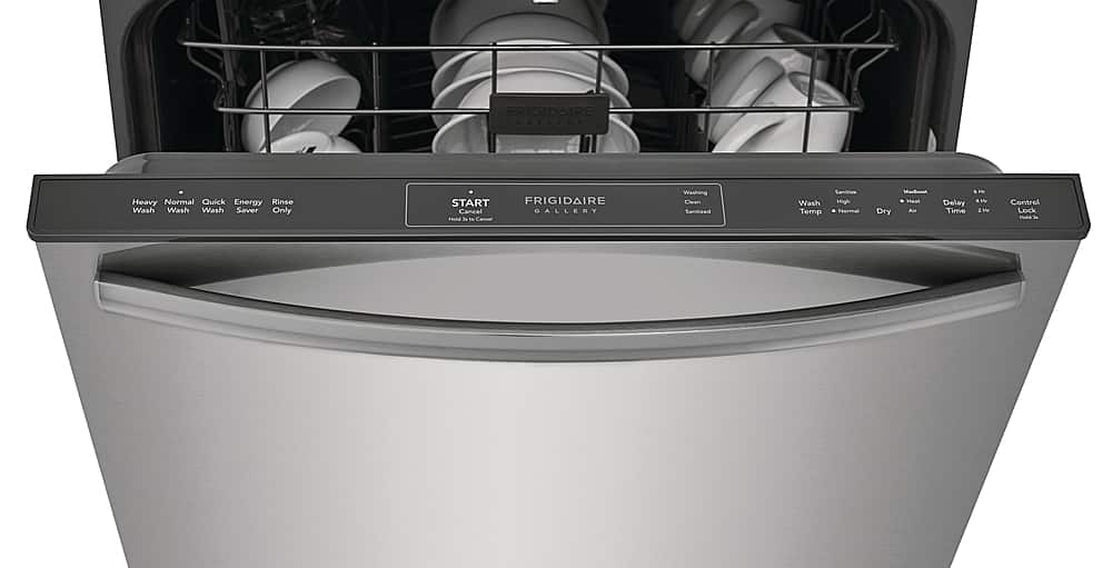 Alt View 12. Frigidaire - Gallery 24" Built-In Dishwasher, 52dba - Stainless Steel.