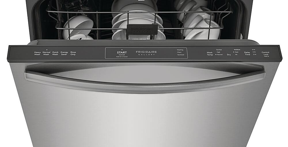 Alt View 12. Frigidaire - Gallery 24" Built-In Dishwasher, 52dba - Stainless Steel.