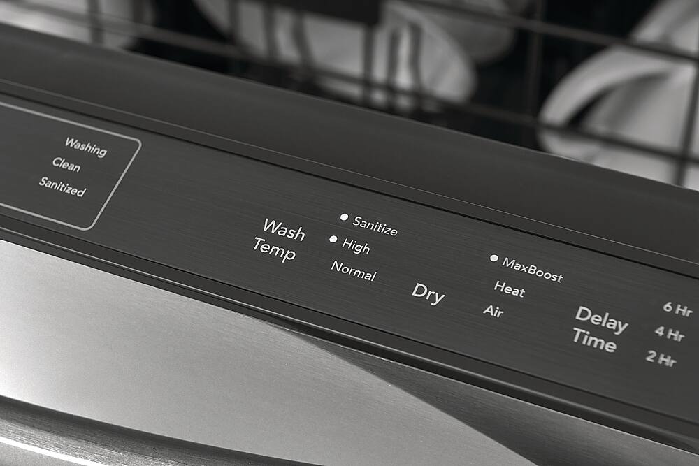 Alt View 13. Frigidaire - Gallery 24" Built-In Dishwasher, 52dba - Stainless Steel.