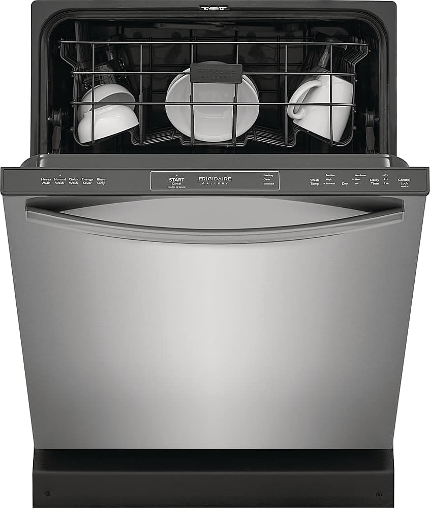 Alt View 1. Frigidaire - Gallery 24" Built-In Dishwasher, 52dba - Stainless Steel.