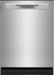 Frigidaire - Gallery 24" Built-In Dishwasher, 52dba - Stainless steel - Front_Zoom