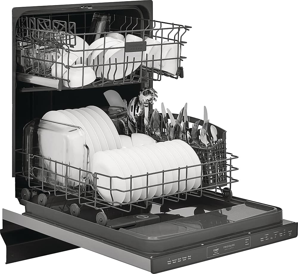 Alt View 14. Frigidaire - Gallery 24" Built-In Dishwasher, 52dba - Stainless Steel.