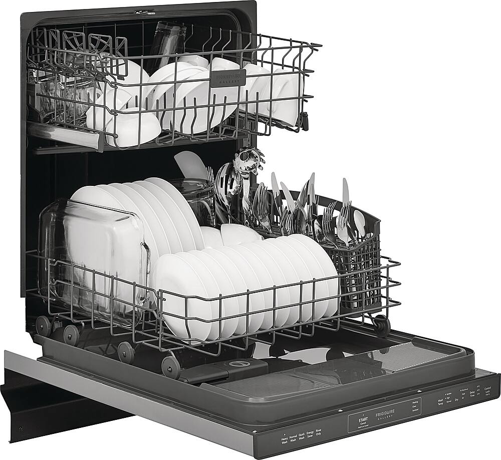 Alt View 14. Frigidaire - Gallery 24" Built-In Dishwasher, 52dba - Stainless Steel.