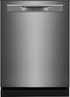 Frigidaire - Gallery 24" Built-In Dishwasher, 49dba - Black Stainless Steel - Front_Zoom