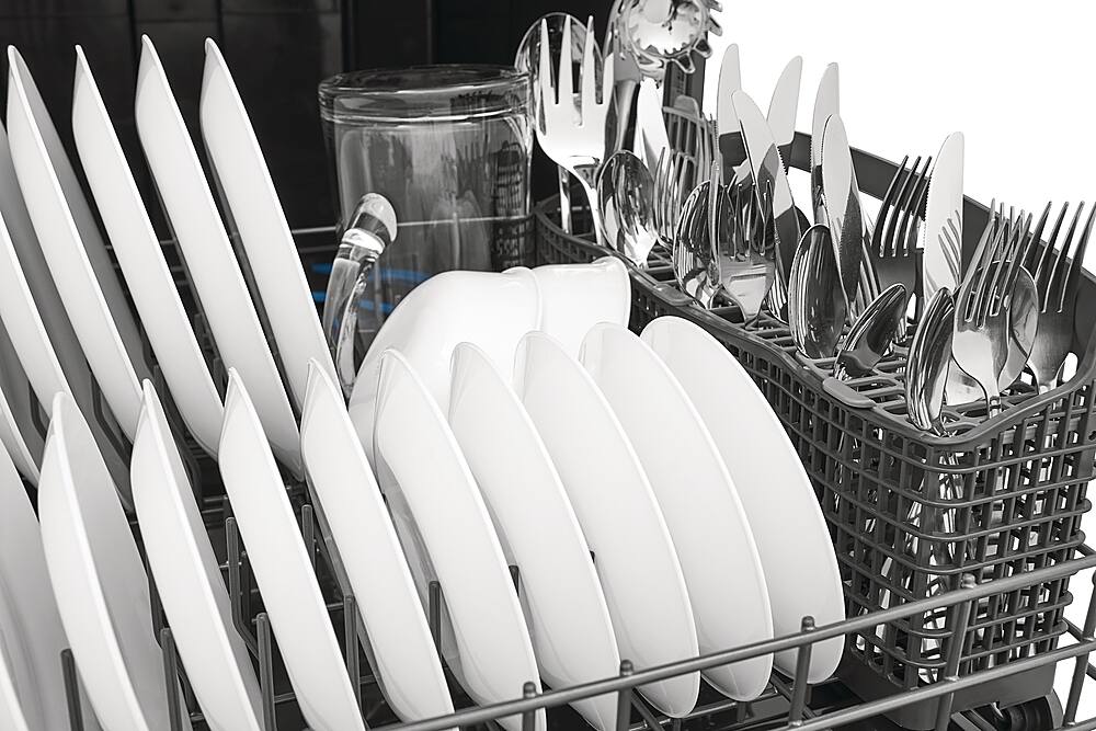 Alt View 15. Frigidaire - Gallery 24" Built-In Dishwasher, 49dba - Black Stainless Steel.