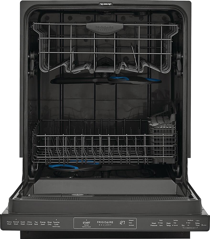 Alt View 2. Frigidaire - Gallery 24" Built-In Dishwasher, 49dba - Black Stainless Steel.