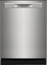 Frigidaire - Gallery 24" Built-In Dishwasher, 49dba - Stainless steel - Front_Zoom