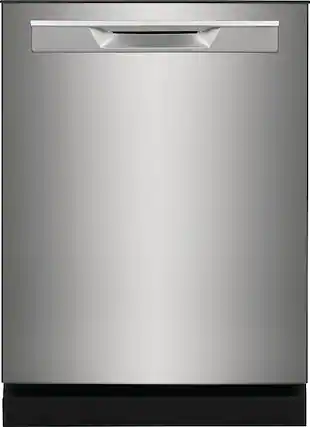Front. Frigidaire - Gallery 24" Built-In Dishwasher, 49dba - Stainless Steel.