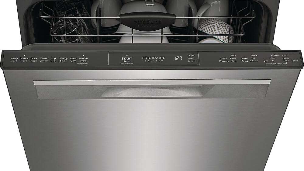 Alt View 12. Frigidaire - Gallery 24" Built-In Dishwasher, 49dba - Stainless Steel.