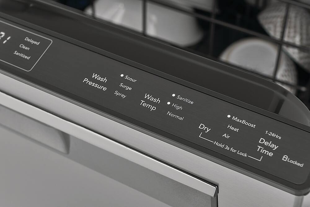 Alt View 13. Frigidaire - Gallery 24" Built-In Dishwasher, 49dba - Stainless Steel.