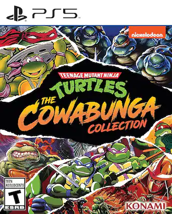 Front. Konami - Teenage Mutant Ninja Turtles: The Cowabunga Collection. - T (Teen 13+)