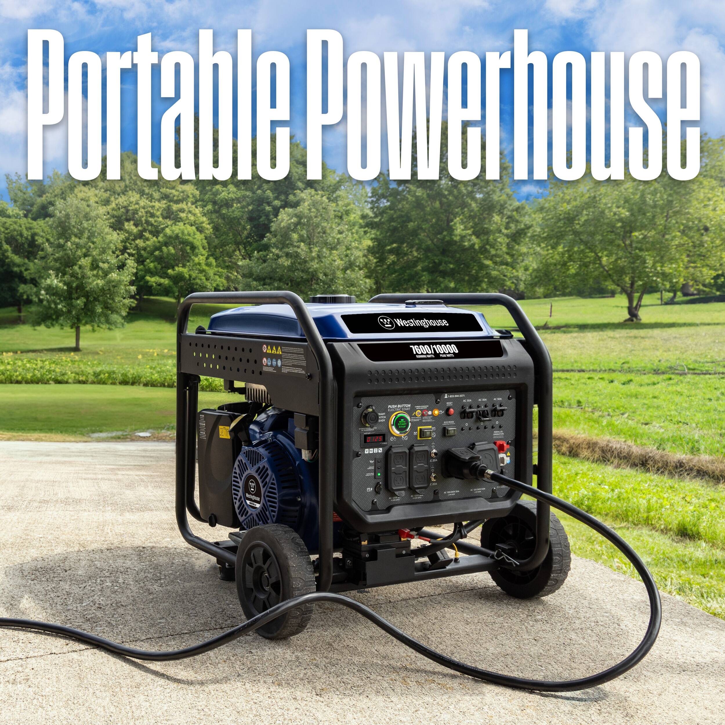 Portable Powerhouse  
Westinghouse 7600/10000