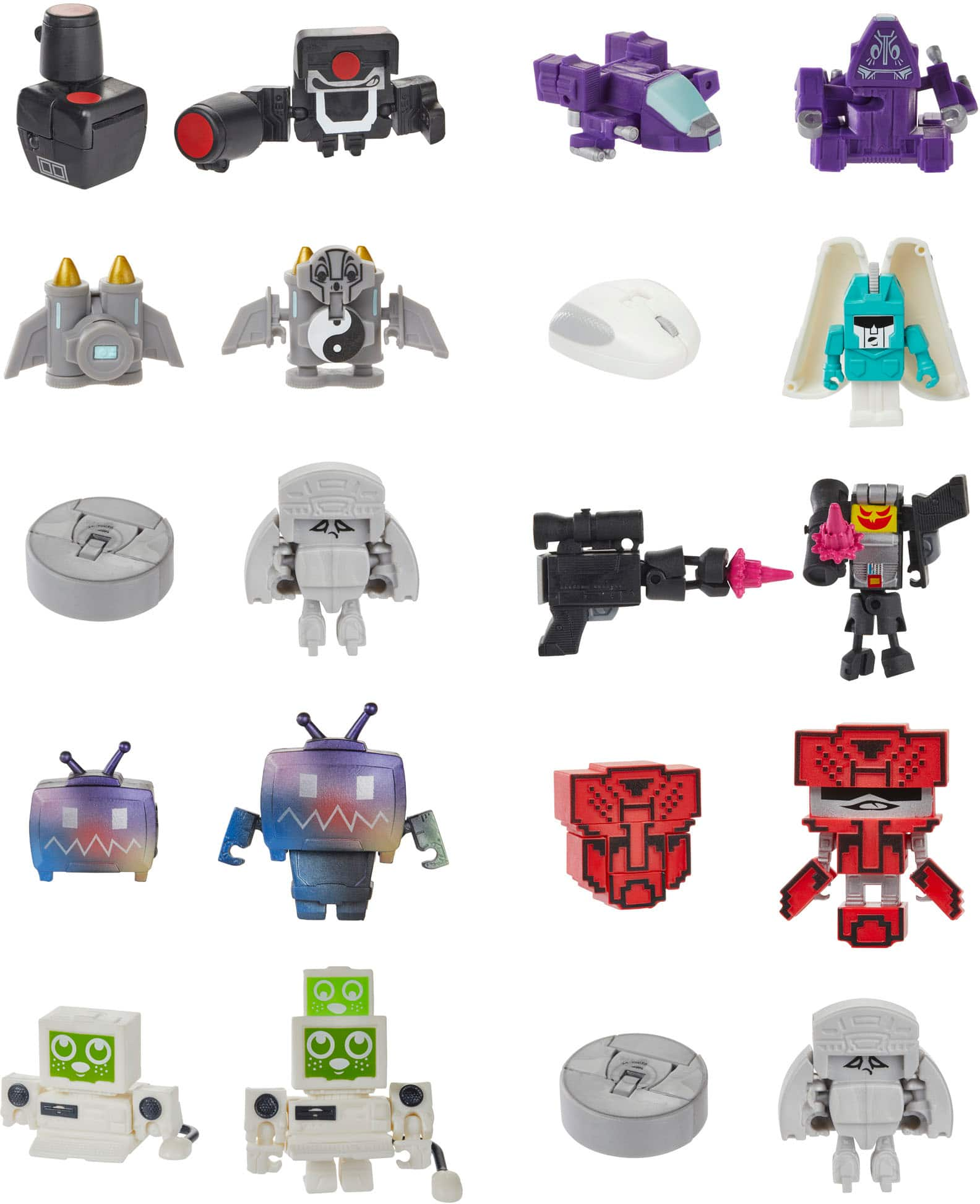 Left View: Transformers - BotBots Hunger Hubs & Gamer Geeks 20 Character Bundle