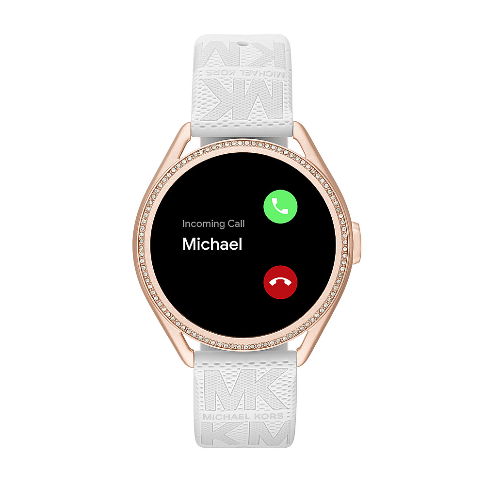 Best Buy: Michael Kors Gen 6 Bradshaw Stainless Steel Smartwatch 44mm Gold,  White MKT5141V