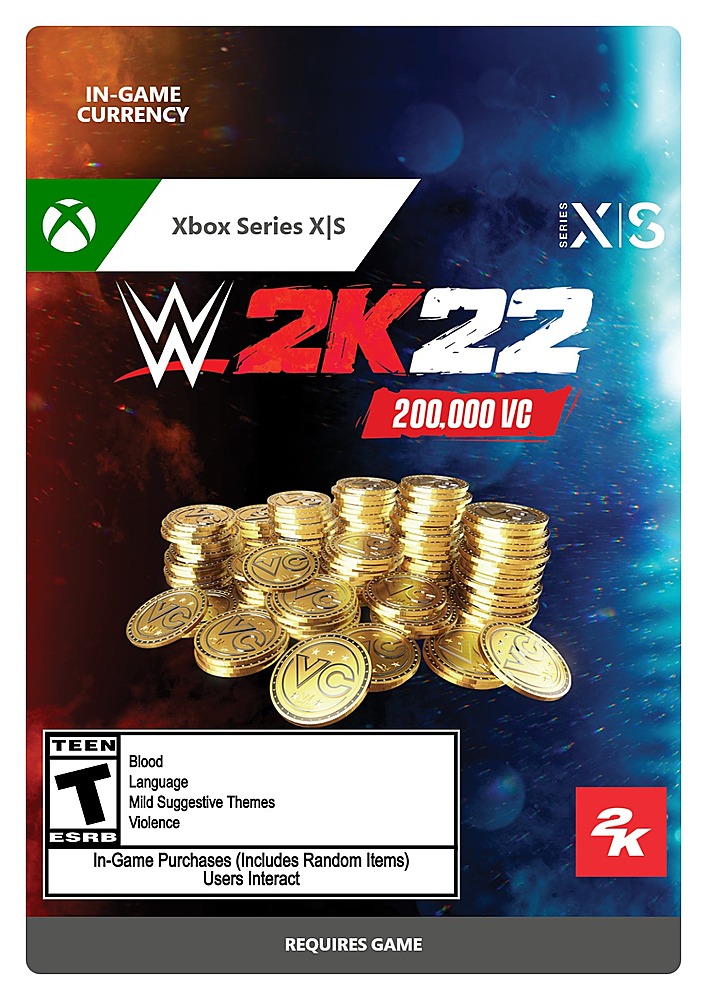 WWE 2K22: 200,000 Virtual Currency Pack - Xbox Series X, Xbox Series S  [Digital]