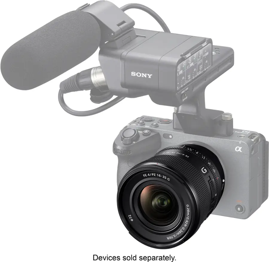 Alt View 17. Sony - Alpha FE PZ 16-35mm F4 G full-frame constant-aperture wide-angle power zoom G Lens - Black.