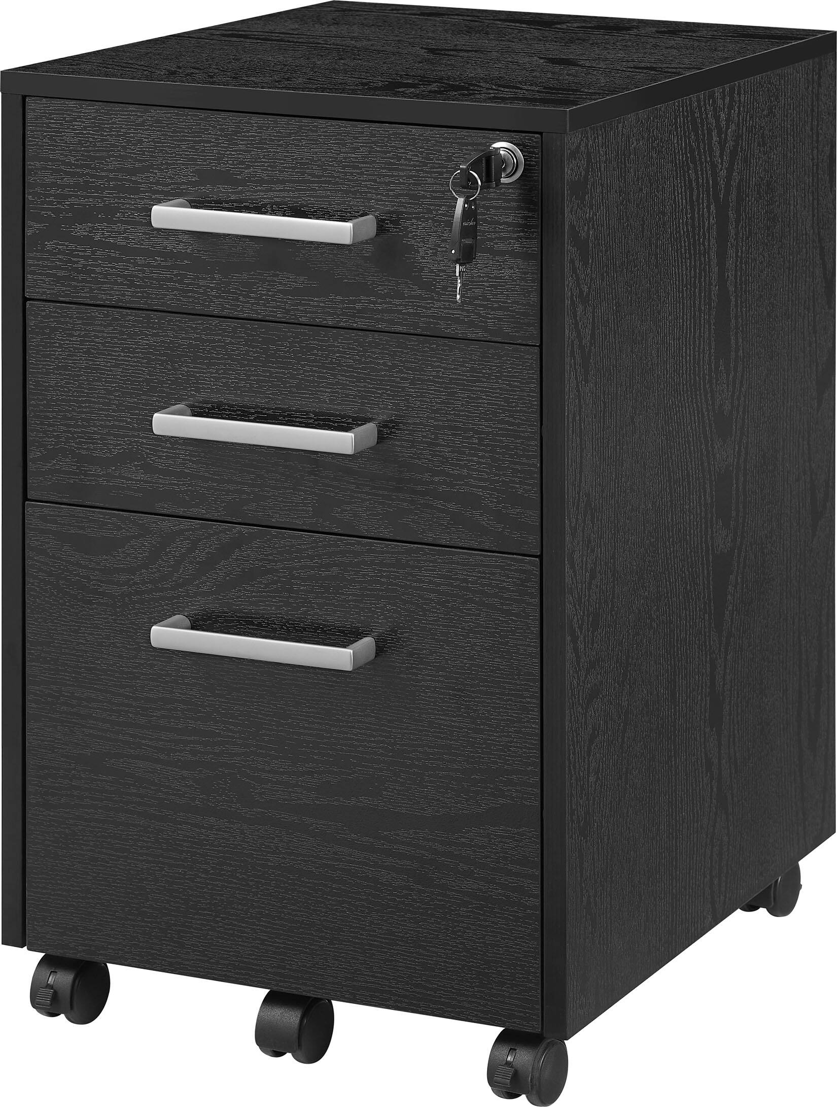 Alt View 11. Insignia™ - 3-Drawer File Cabinet - Black.