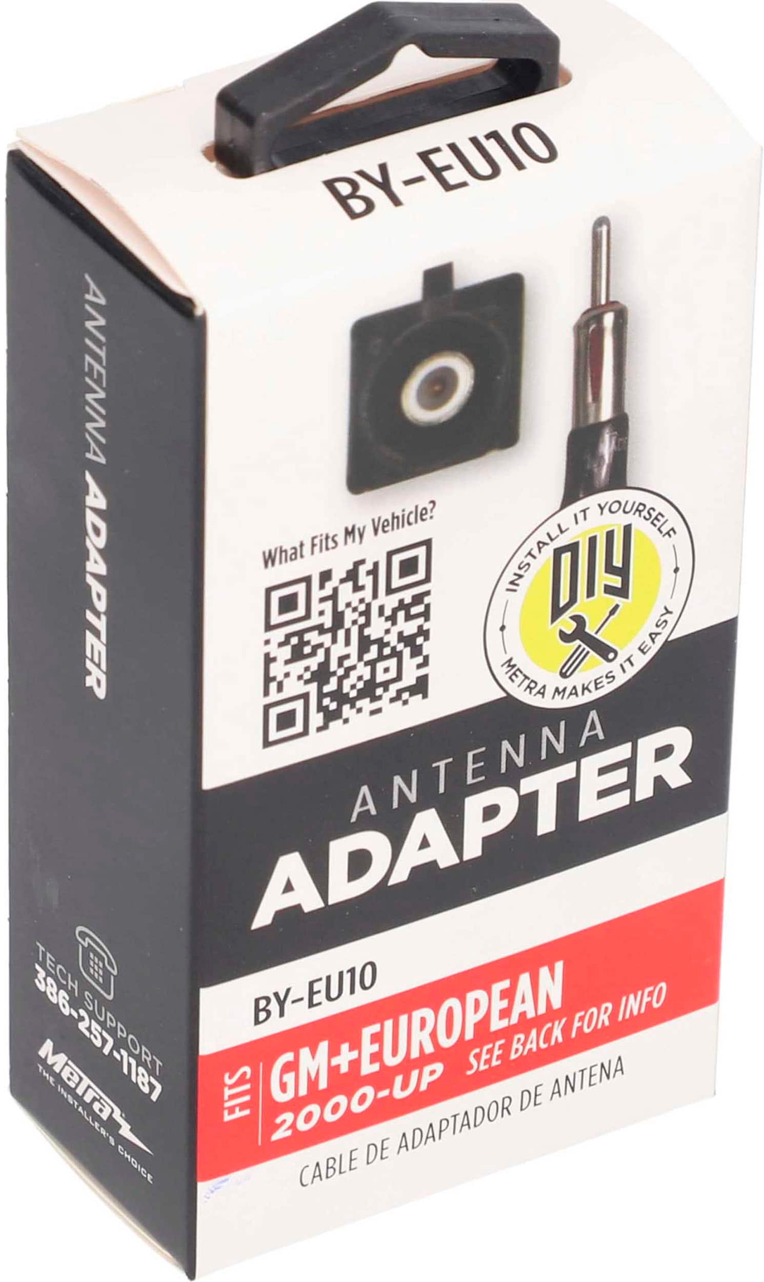 Alt View 13. Metra - Antenna Adapter - Black.