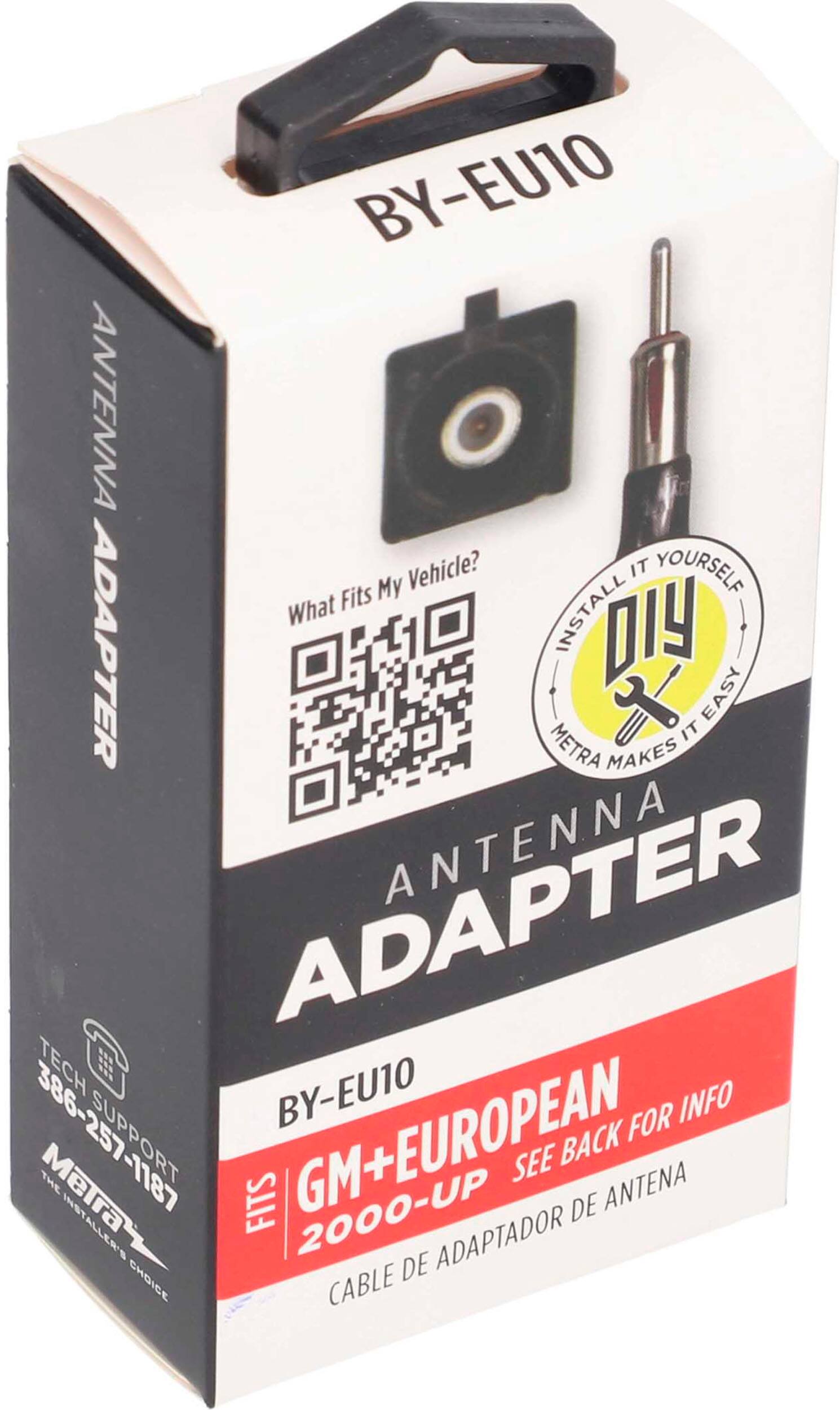 Alt View 13. Metra - Antenna Adapter - Black.