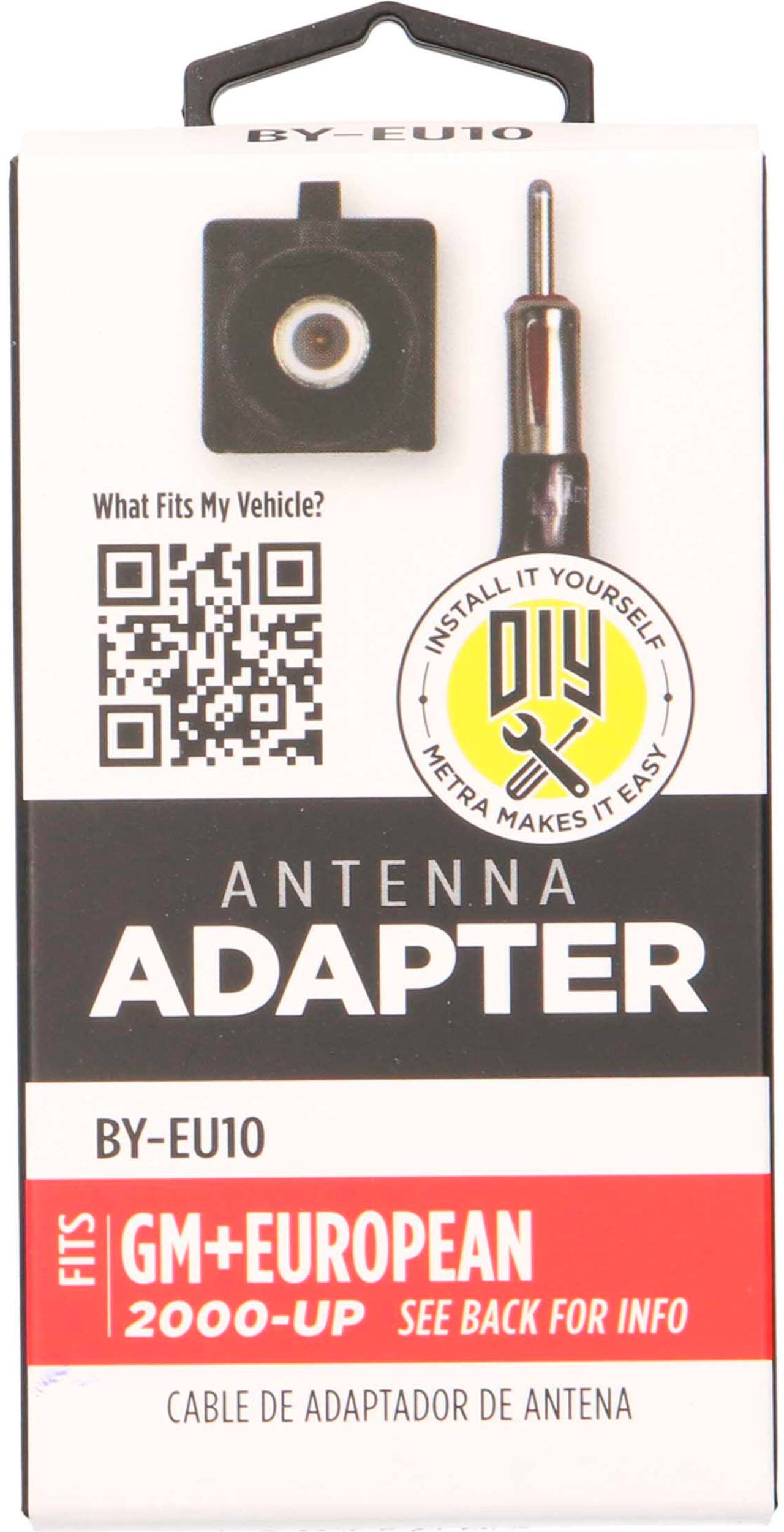 Alt View 14. Metra - Antenna Adapter - Black.