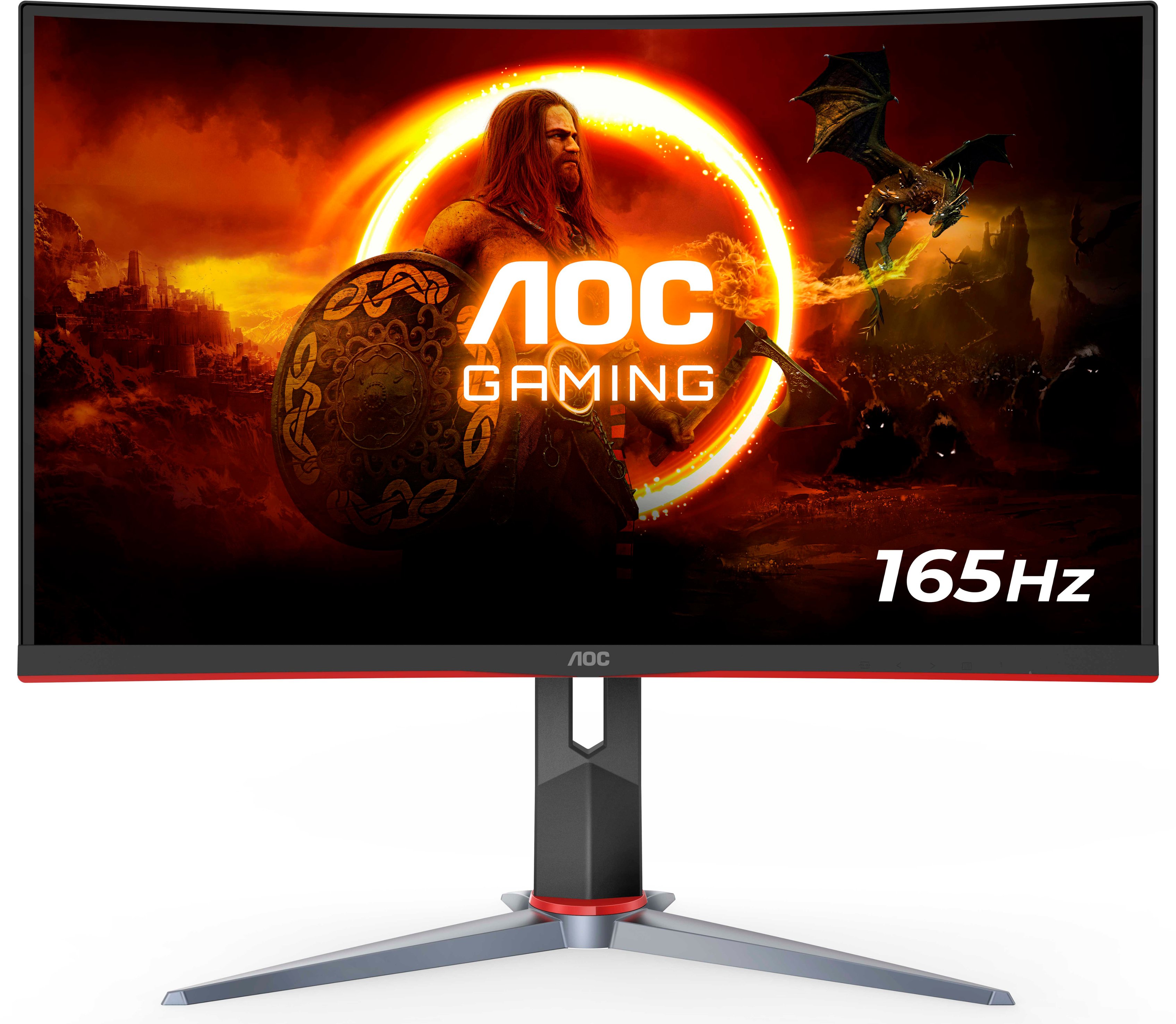 AOC G2 Series LCD Curved QHD Gaming Monitor Black/Red CQ32G2S - Best Buy