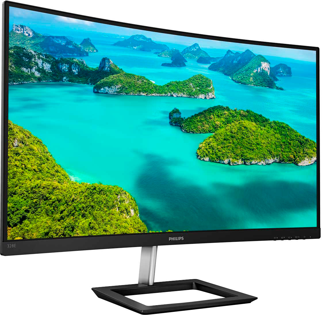 Angle View: Samsung - 27" M50B FHD Smart Monitor with Streaming TV - Black