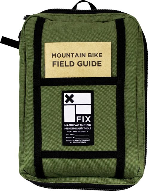 Front Zoom. Fix Manufacturing - MTB Field Kit - Green.