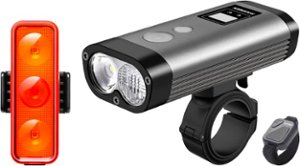 RAVEMEN - LS30 PR1600 + TR300 Dual LED Light Set - Black/Red - Front_Zoom