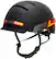 Alt View 11. LIVALL - BH51M Neo LED Lighted Smart Bike Helmet with Walkie-Talkie - Black.