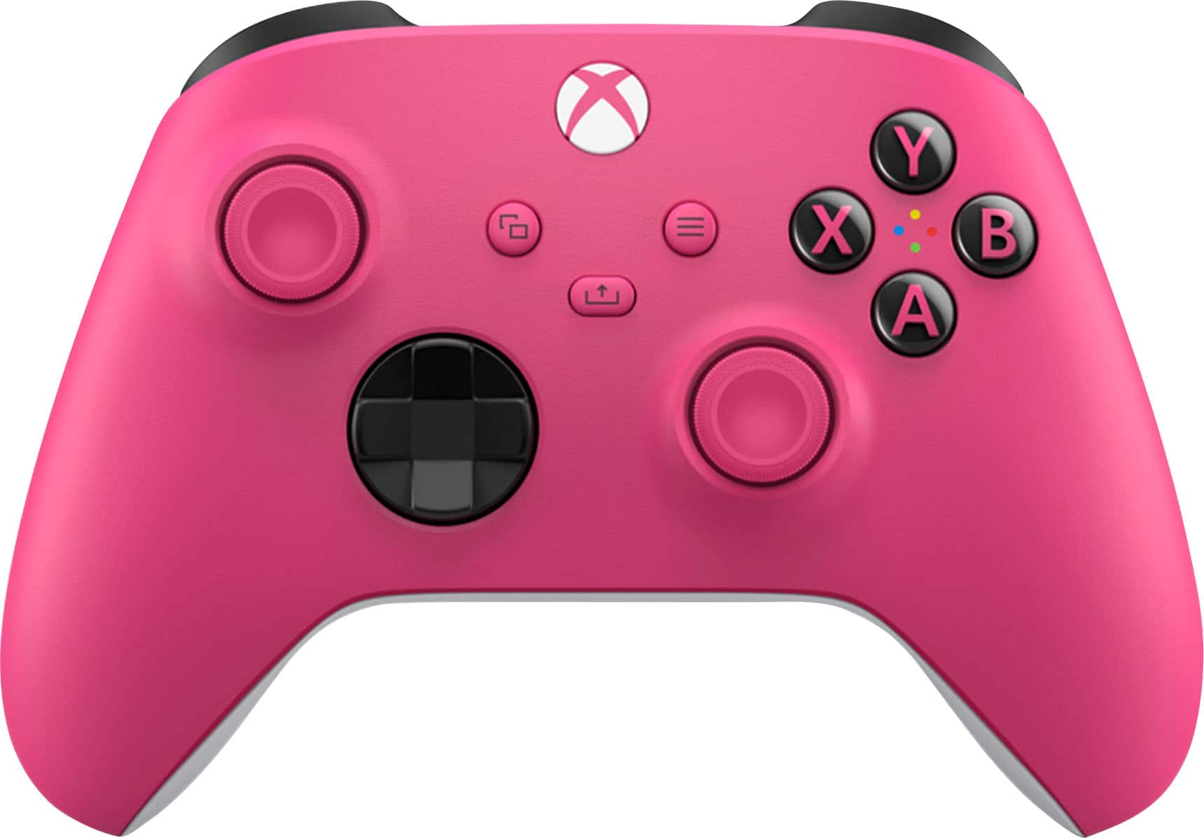 Front. Microsoft - Xbox Wireless Controller for Xbox Series X, Xbox Series S, Xbox One, Windows Devices - Deep Pink.