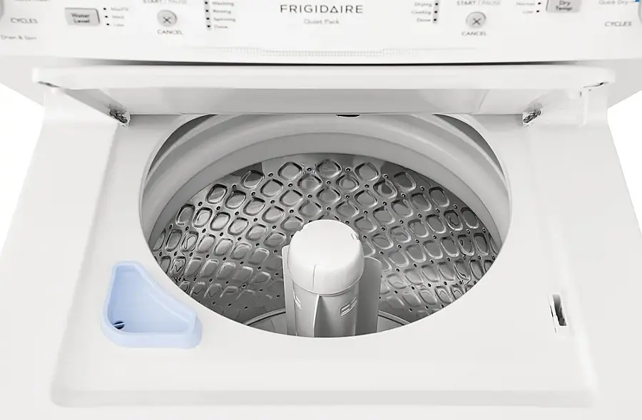 Alt View 11. Frigidaire - 3.9 Cu. Ft Washer and 5.5 Cu. Ft. Electric Dryer Laundry Center with Long Vent - White.