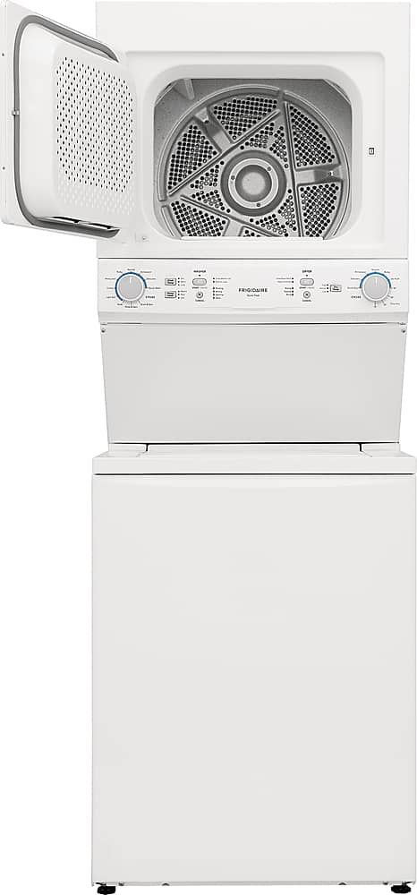 Alt View 1. Frigidaire - 3.9 Cu. Ft Washer and 5.5 Cu. Ft. Electric Dryer Laundry Center with Long Vent - White.